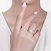 BERRICLE Sterling Silver Halo Wedding Engagement Rings Cushion Cut Cubic Zirconia CZ Ring Set for Women, Rhodium Plated Size 4-10