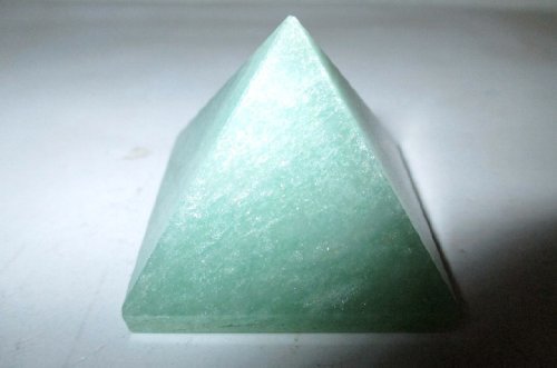 Jet Lovely Green Aventurine Pyramid Approx. 1.25 Jet Lovely Green Aventurine Pyramid Approx. 1.25