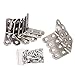 eBoot 40 40 mm 90 Degree Right Angle Brackets Stainless Steel Corner Braces with Screws, 10 Pack