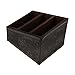 Top Grade Vintage Retro Flower PU Leather Desktop Storage Office Desktop Organizer Remote Control Holder