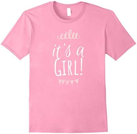 Mens It's A Girl T Shirt - New Baby Announcement Mom or Dad to Be XL Pink