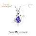 NEEMODA Necklace for Women Crystal Pendant Jewelry Gifts for Her Eternal Love