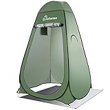 WolfWise Pop Up Privacy Shower Tent Portable Outdoor Sun Shelter Camp Toilet Changing Dressing Room