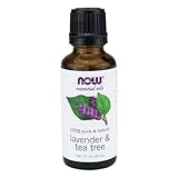 NOW Foods Lavender & Tea Tree Oil, 1 ounce (Pack of 2)