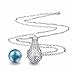 EUDORA Harmony Bola CZ Vintage Angel Chime Caller Pendant 16mm Prayer Bell 30 Inches Necklace Baby Shower