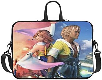 Final Fantasy Tidus and Yuna Sleeve Case Messenger Bag for Laptop 10" 11" 13" 14" 15" 15.6" 17" and Macbook (Macbok Air 11")