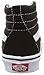 Vans Kids Sk8-Hi Skateboarding Shoes (3.5 Big Kid M, Black/True White)