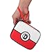 Yonune D DACCKIT Case for Pokemon Cards, Fits Up to 400 Cards, Card Box with Hand Strap & Carabiner（Red and White）