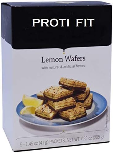 Proti Fit Bariatrix Lemon Wafer Square for weight loss - 15 grams of protein - 5 box serving