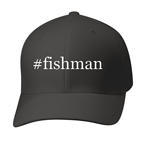 #Fishman - Baseball Hat Cap Adult, Black, Small/Medium