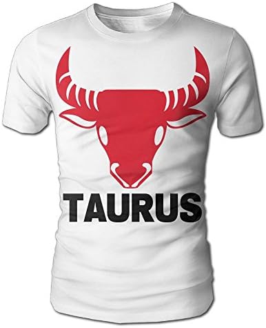 Are One Men's T Shirts 3D Digital Full Print Taurus Constellation Zodiac Sign Design Casual Short Sleeves