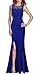 Viwenni Women's Floral Lace Long Evening Wedding Bodycon Cocktail Party Dress
