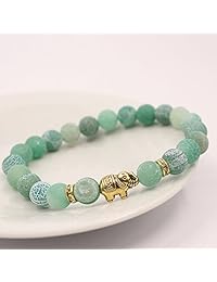 Brazalete de equilibrio yoga reiki, de la marca Ksqs, para amantes, pareja, brazalete de curación, con elefante para Navidad o día de Acción de Gracias
