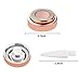Facial Hair Remover Replacement Heads (Rose Gold) for Electric or Battery Hair Remover, Good Finishing and Well Touch for Lip,Chin,Cheeks and Sideburns As Seen On TV 18K Gold-Plated 2 Counts