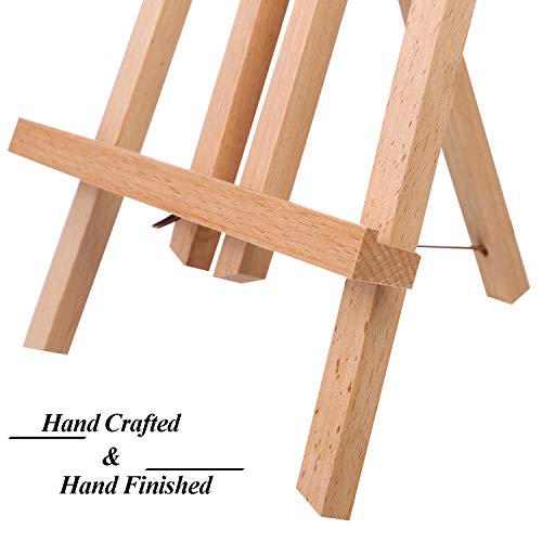 11" Tall Tabletop Easel - ATWORTH Small Wood Easel Painting Display Easel, Pack of 12