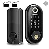 Smart Lock, Keyless Entry Deadbolt Door Lock, SMONET Electronic Bluetooth with Biometric Fingerprint, Keys, IC Card…