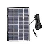 Irishom 6W 12V Solar Panel for Outdoor Security