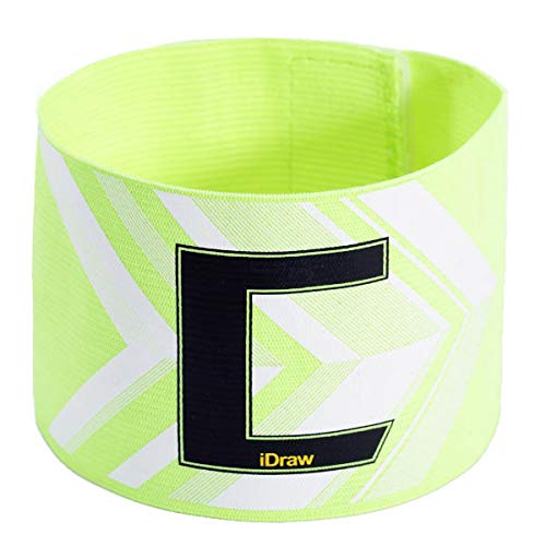 MonkeyClimb Football Fans Flexible Armband Soccer Captain Adjustable C Printing Armband-Green
