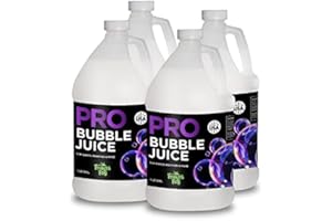 Froggys Fog - Pro Bubble Juice - Professional Bubble Fluid for All Bubble Machines and Bubblers - 4 Gallon Case