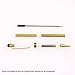 Legacy Woodturning, European Touch Pen Kit - Gold & Silver Variety, 10 Pack, Includes 5 Gold, 5 Chrome