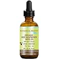Botanical Beauty Organic RED RASPBERRY SEED OIL 100% Pure Natural Undiluted Virgin Unrefined Cold Pressed Carrier Oil 1 Fl.oz.-30 ml for Face, Skin, Hair, Lip, Nails
