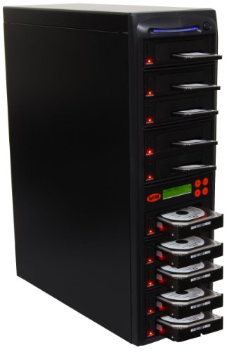 Systor System 1:9 SATA 2.5" & 3.5" Dual Port/Hot Swap Hard Disk Drive / Solid State Drive (HDD/SSD) Clone Duplicator/Sanitizer (90MB/s) 3.5 inches SYS109HS-DP