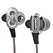 Bestfy Dual Driver in-Ear Headphones, Stereo Sport Wired Earbuds with Mic High Resolution Heavy Bass for 3.5mm Headphone Jack