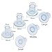 TOODOO 12 Pairs Heel Stoppers High Heel Protectors for Women's Shoes, Small/Middle/Large, Transparent