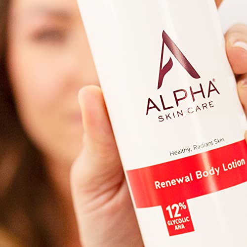 Alpha Skin Care Revitalizing Body Lotion with 12 Glycolic AHA, Simple