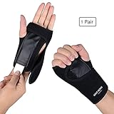 Wrist Brace ,One Pair Removable Wrist hand Splint Support Training Protector Wrist Wraps for Night Sleep ,provide support for Carpal Tunnel, Injuries,Wrist Pain, Sprain, Gym Fitness Bands,
