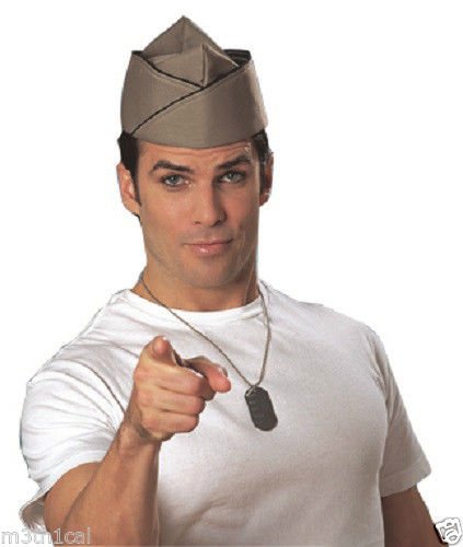 Adult World War Soldier Costume Hat