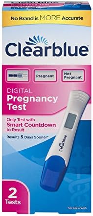 Clearblue Digital Pregnancy Test with Smart Countdown 2 COUNT