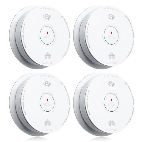 SITERWELL Smoke Detector Combo Smoke & Carbon Monoxide Alarm | 10-Year Battery