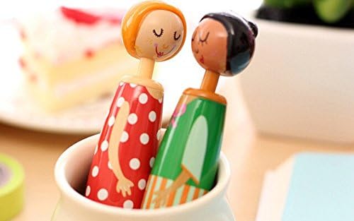 2Pcs Cute Cartoon Ball Pens Plastic Kawaii korean Stationery fancy giraffe pen school supplies Gifts- Office and Student Stationery