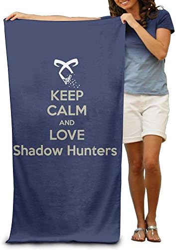 loejrfw Keep Calm Shadowhunters Adult Cartoon Beach Or Pool Bath Towel 31"x 51" (80cm X 130cm)