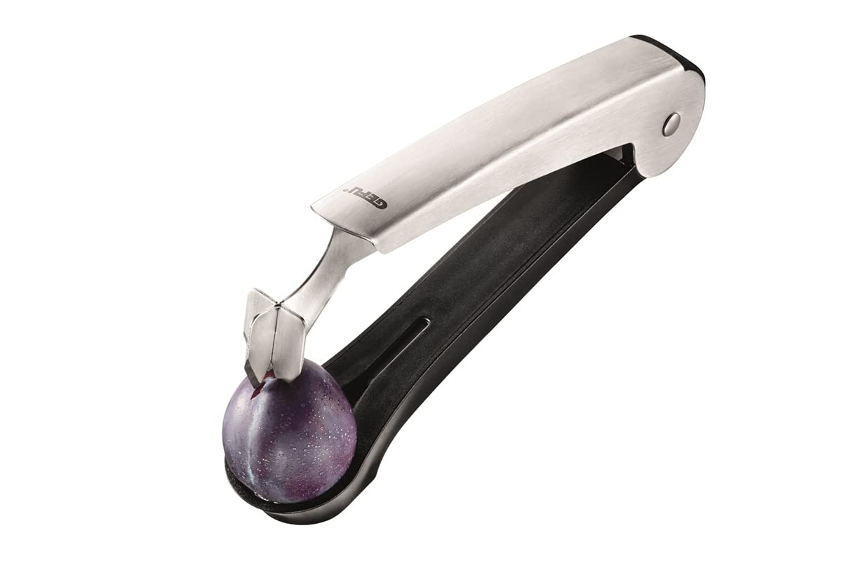 Gefu ge19160 Dropio in Plum Pitter Stainless Steel 21.2 x 8.19 x 4.2 cm, Stainless_Steel, 21.2 x 8.2 x 4.2 cm