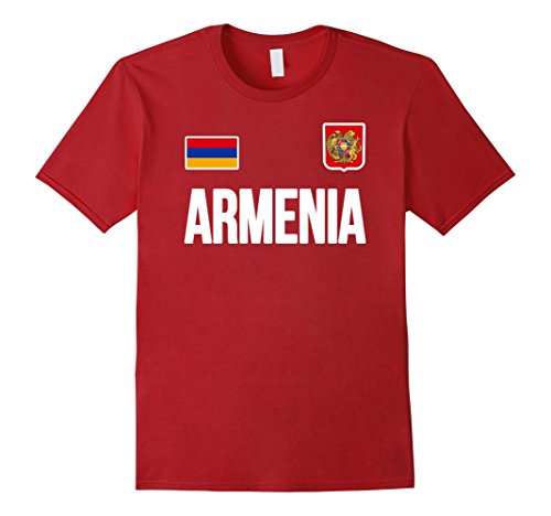 Armenia T Shirt Armenian Flag Tee Soccer Jersey Style Desertcart