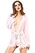 Vivihoo Women's Sexy Lace Nightwear Transparent Sleepwear Lingerie Set with G-String