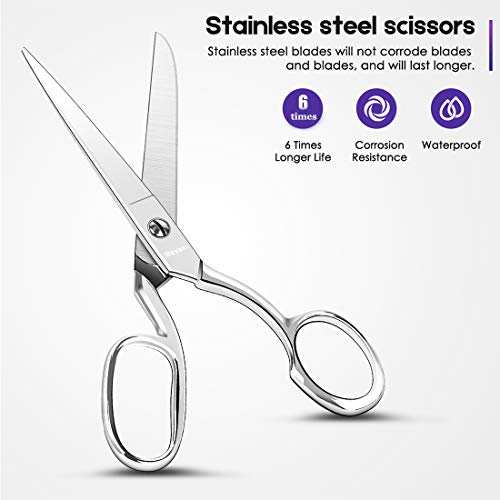 Sewing Scissors, Fabric Scissors, Classic Professional 8" All Metal