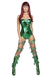 Roma Costume Women's 2 Piece Sexy IVY Maiden, Hunter Green, Large