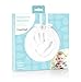 Pearhead Babyprints Baby's First Handprint or Footprint Ornament Kit, Easy No-Bake DIY Clay Kit, Christmas Baby Keepsake Gift, White Ribbon