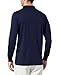 baleaf Men's Long Sleeve Golf Polo Shirt UPF 50 Quick Dry 3 Button Casual Work Outdoor Lightweight Performance Shirts Navy Size L