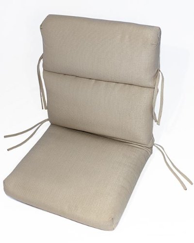 22x44x5 Sunbrella Outdoor Chair Cushion by by Comfort Classics Inc. in
Taupe Rib