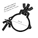 Stage Light Clamp (4 Packs) 2 inch Aluminum Mounting (48-51mm) OD Tubing/Pipe for Led Par Light Max Load (Black)