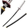 Sword Valley Demon Series Sword About 40.9″ - Cosplay Prop Anime Slayers Katana Samurai Sword - Anime Original Texture Carbon Steel Blade Carving Symbol - Handle Absorbs Sweat and Prevents Slipping