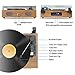 Record Player-Bluetooth LP Belt-Drive 3-Speed Turntable with Built in Stereo Speakersthumb 3