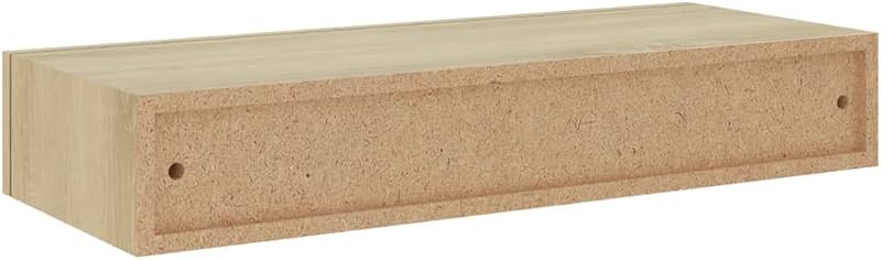 Scaffali con Cassetti da Parete 2 pz Rovere 60x23,5x10 cm MDF — foto 7 di 8