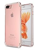 Smiling iphone 7 Plus Case Anti-Scratch Hard Plastic Back Panel and TPU Shock-Absorprtion With 4 Corner Bumper Case for iphone 7 5.5 inch(Clear)