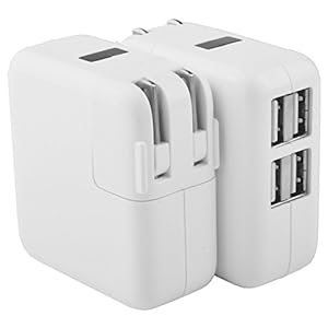 USB 充電器 4ポート折り畳式プラグ 110-240V