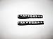 Sassy Strapps Women's Black Classic Round Rhinestones Shoe Straps